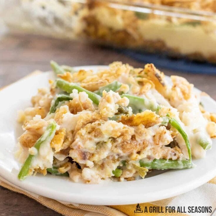 Harvest Layered Turkey & Cornbread Bake