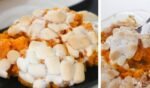 Maple-Orange Sweet Potato Gratin with Toasted Marshmallow Crust